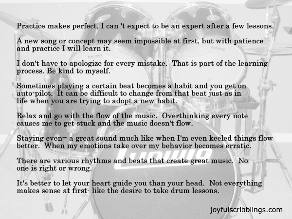 #Lessons from Drumming