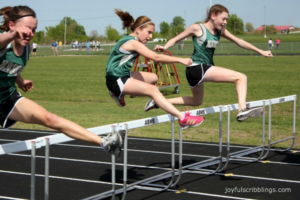 #hurdles in track