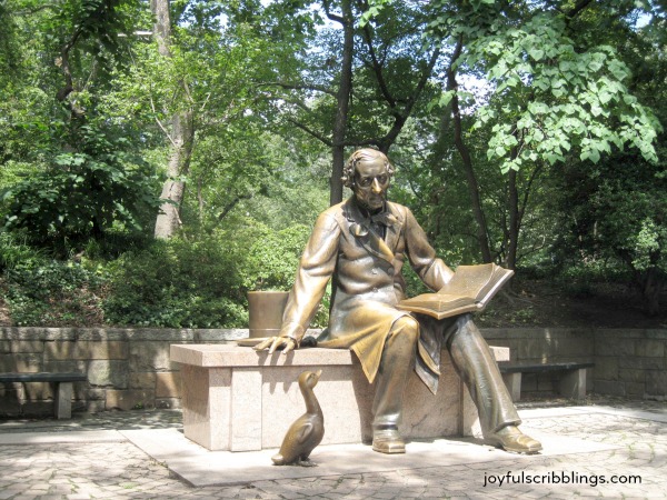 Sculpture of Hans Christian Anderson