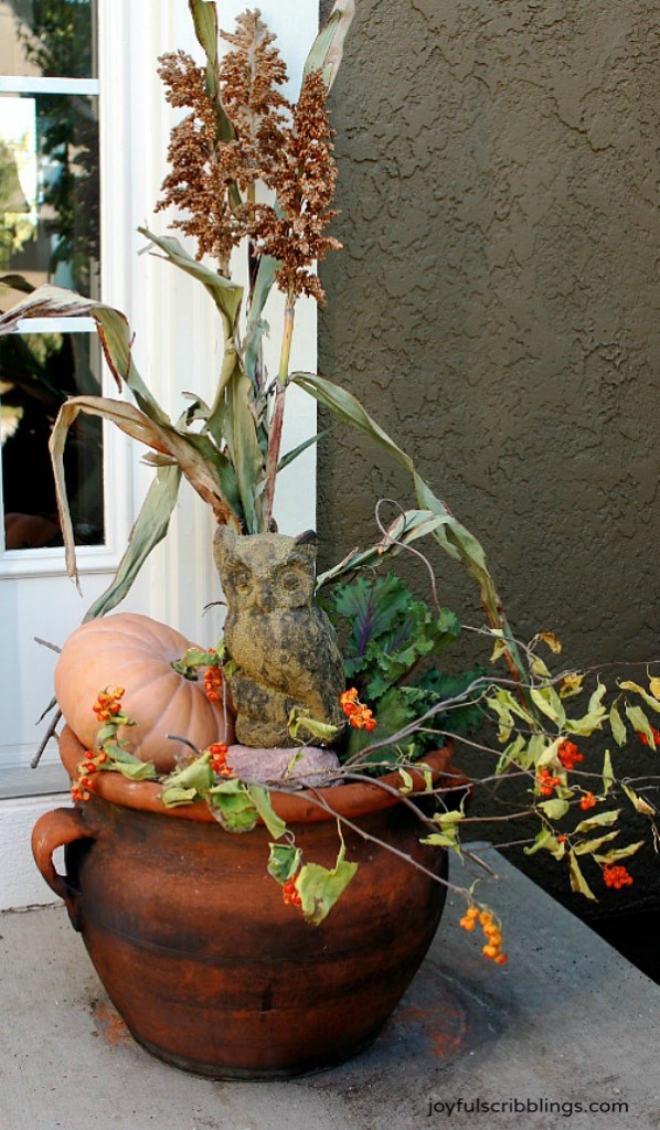#fall outdoor pot