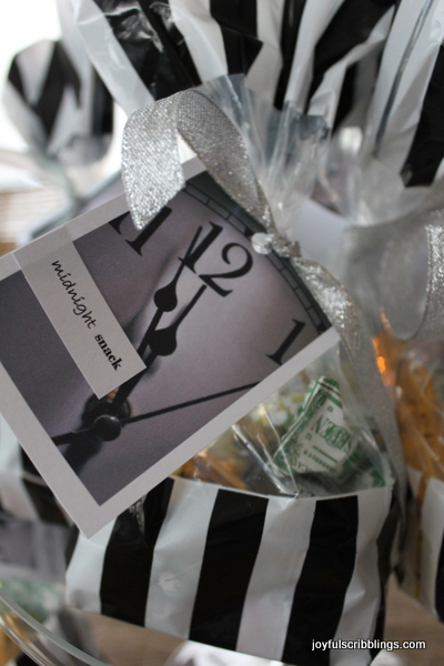New Year's Eve treat bag