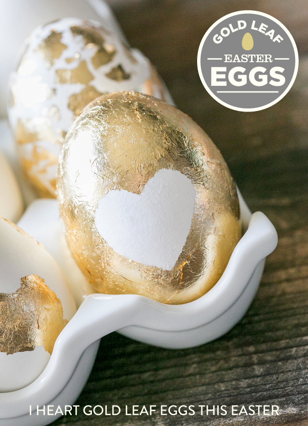 gold leaf eggs