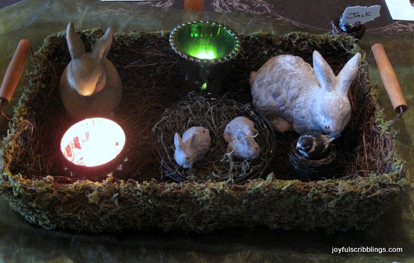 spring tablescape