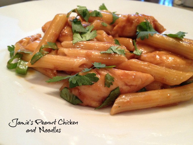 Peanut Chicken and Noodles