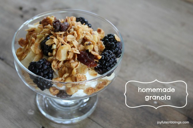 homemade granola