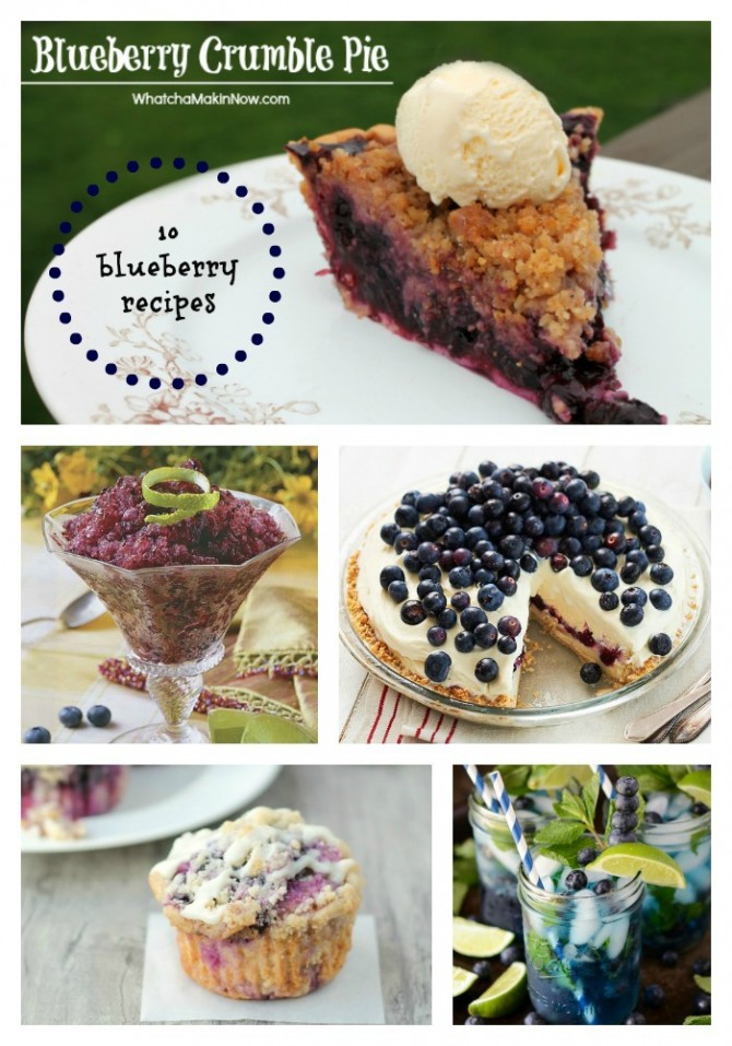 blueberry recipes