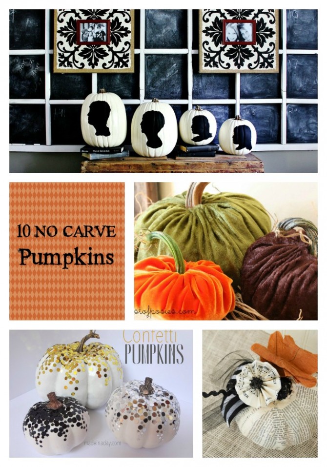 #10 No Carve Pumpkins