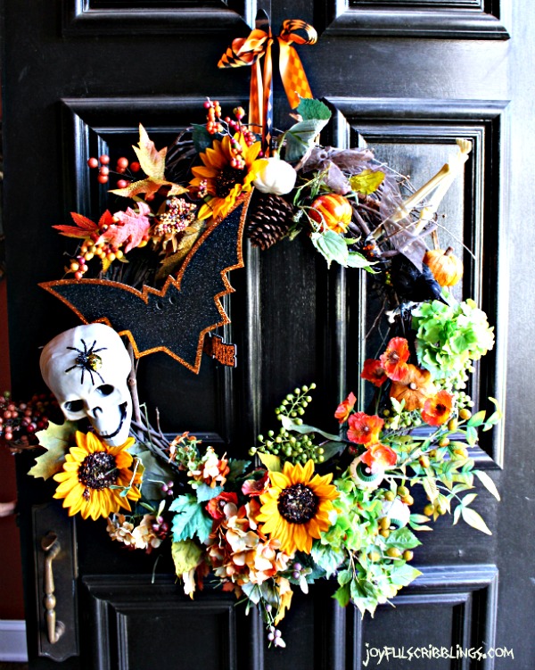 #spooky Halloween wreath