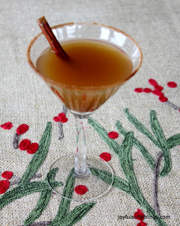 #spiced apple cider martini