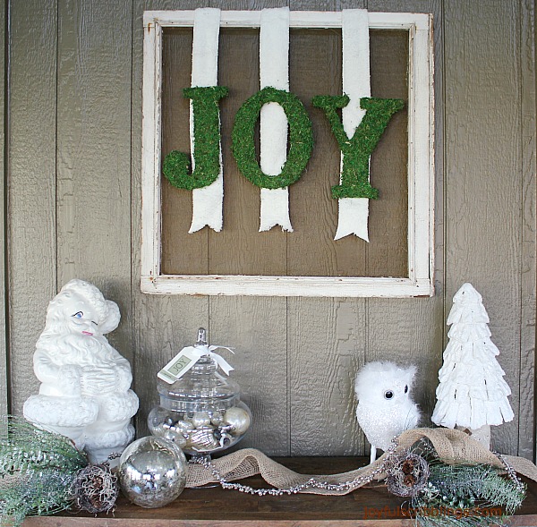 #DIY moss covered letters