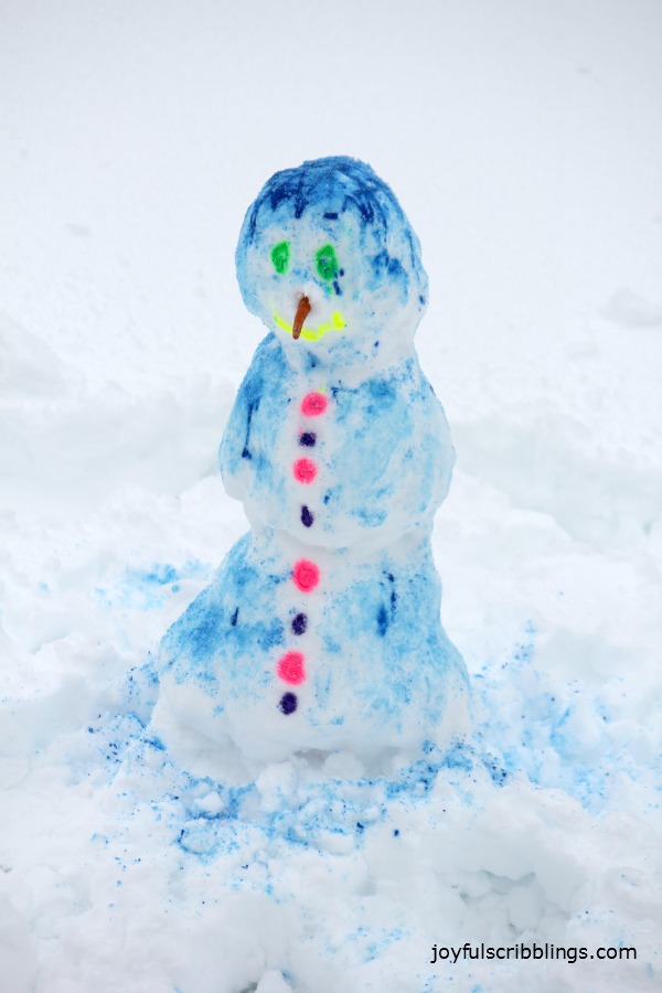 #fluorescent snowman