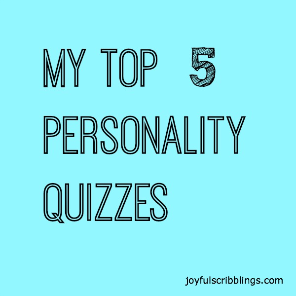 #My Top 5 Personality Quizzes