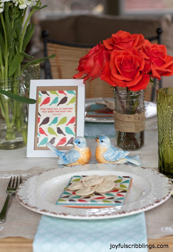 spring tablescape and tips for tabletop styling
