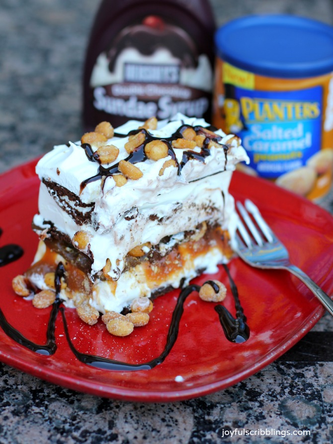 salted caramel ice cream cake