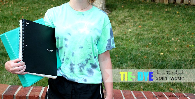 Tie-Dye Back to School spirit wear