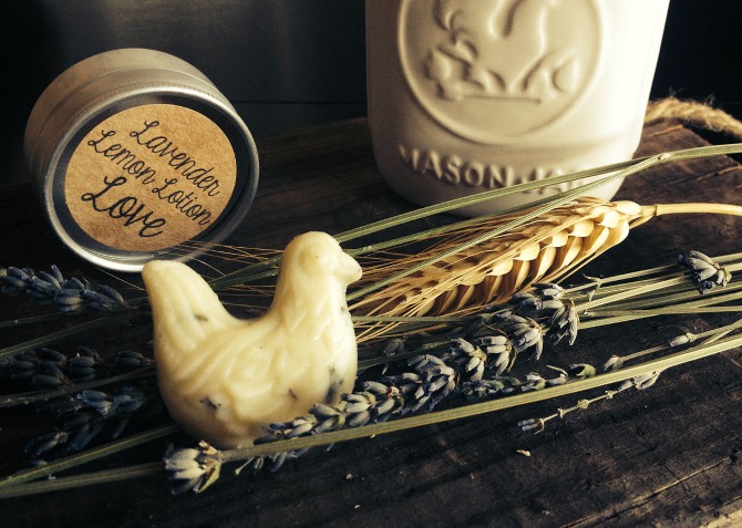 lavender lemon lotion bars