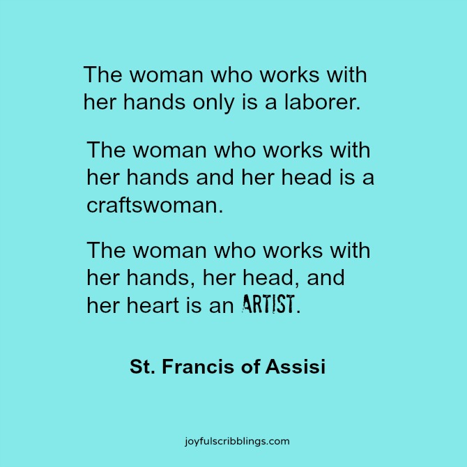 St Francis of Assisi quote