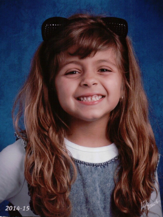 Mia's School Picture
