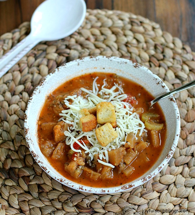eggplant parmesan soup