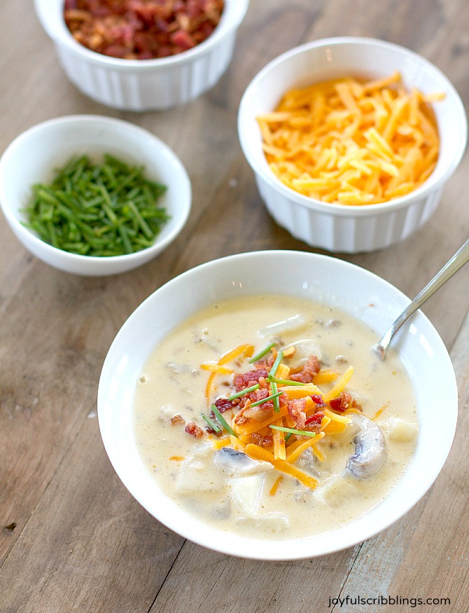 hearty potato sausage soup