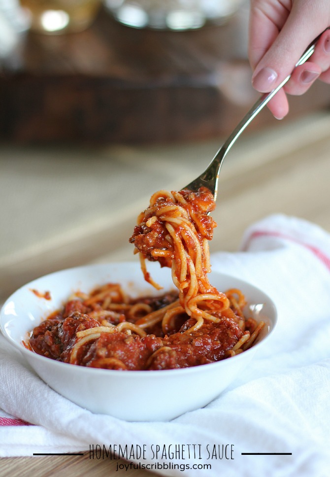 spaghetti sauce