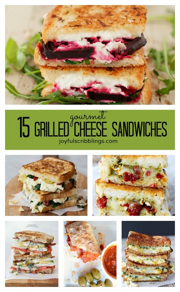 15 gourmet grilled cheese recipes