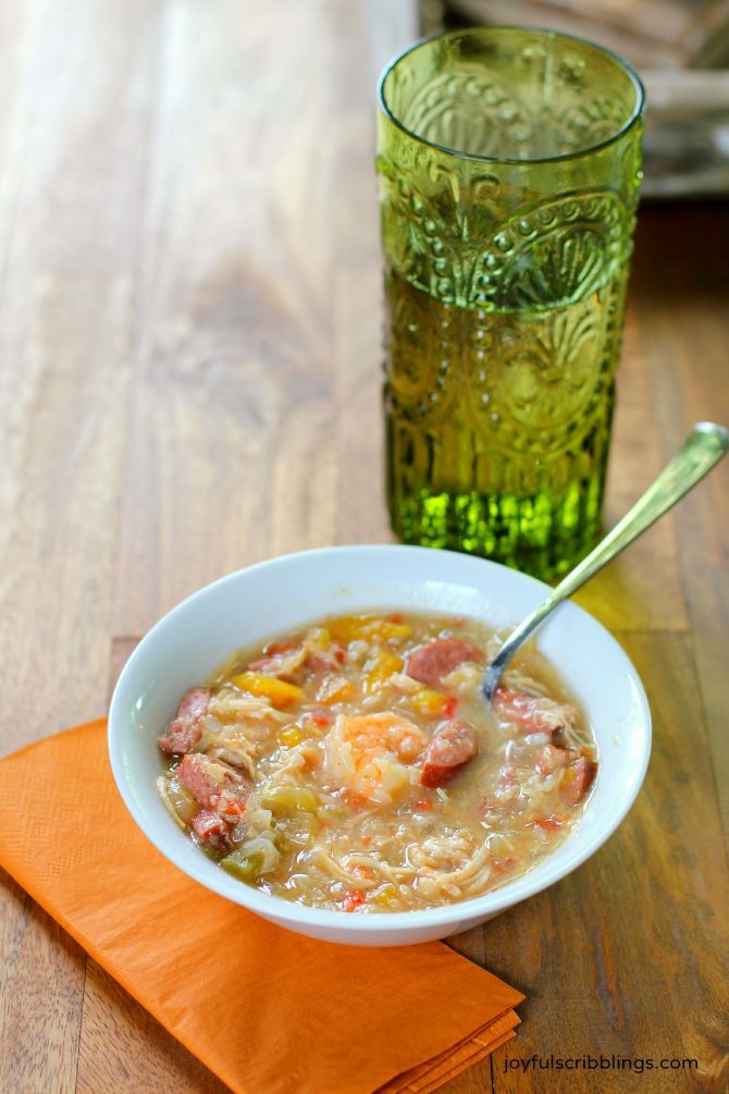 slow cooker jambalaya