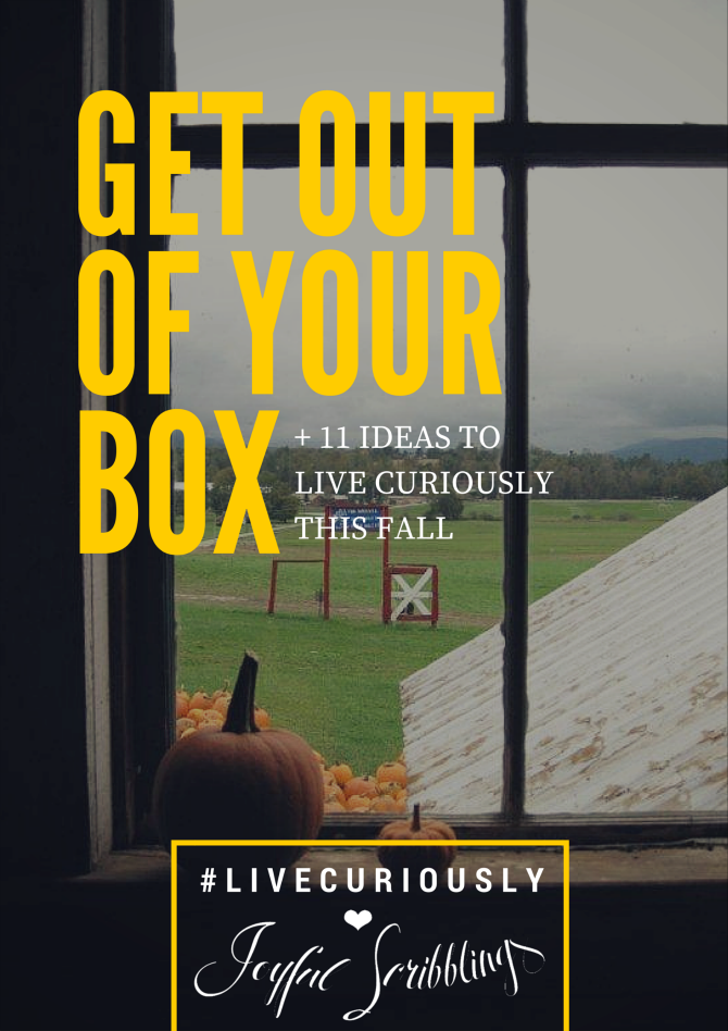 Get Out of Your Box Fall Ideas