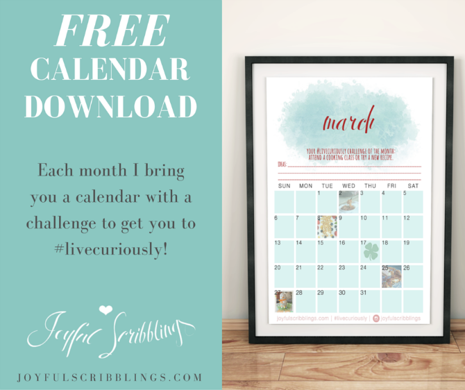 free March 2016 calendar